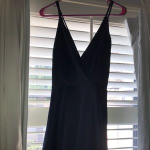 Navy blue dress